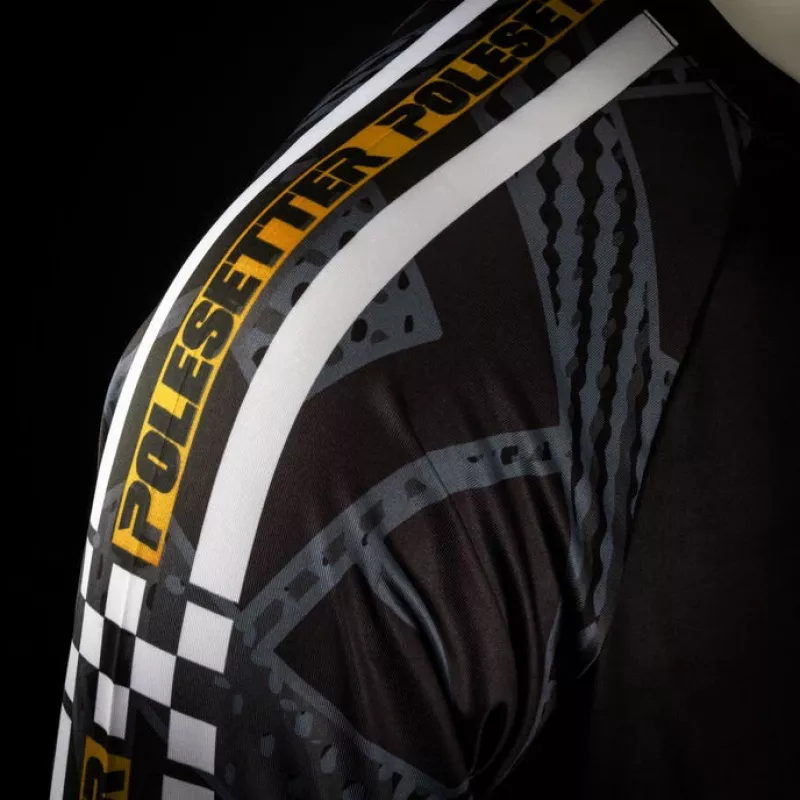 Polesetter ONE Simracing-shirt Geel - L