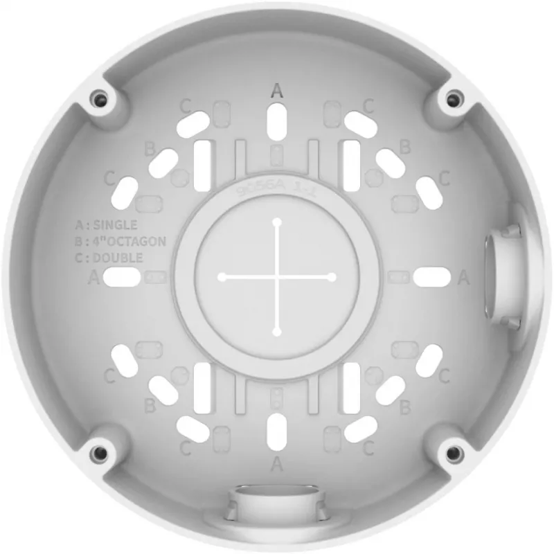 Aansluitdoos – aluminium – wit voor QNO-C8083R – QNO-C9083R