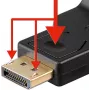 Goobay DisplayPort-naar-VGA-adapter 1.1, 0,15 m (60606)