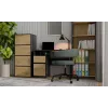 ALMA commode, antraciet/artisan eiken