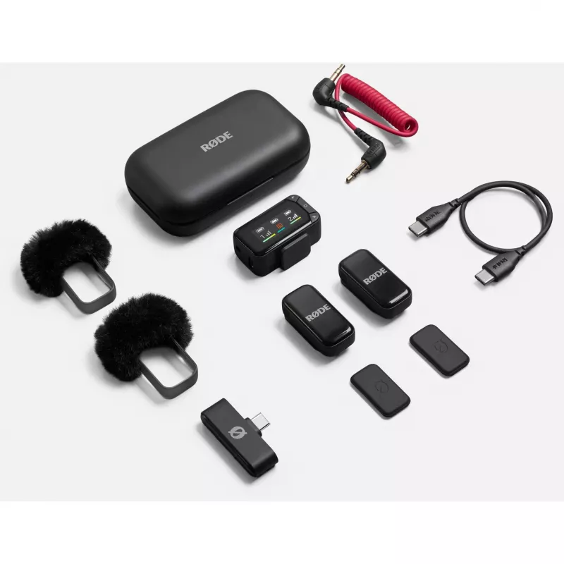 Draadloze lavalier-microfoonkit Rode Wireless Micro Camera Kit met draadloze zender en ontvanger