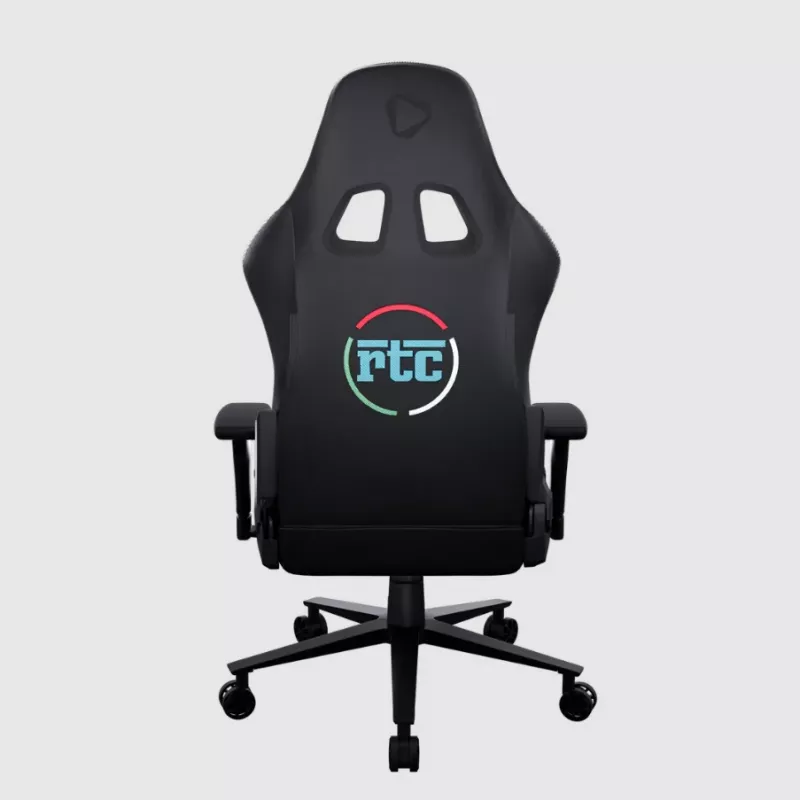 Gaming-stoel Onex RTC Embrace Hardcore zwart — ergonomisch design, in hoogte verstelbaar en kantelbaar