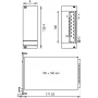 SCHROFF frontplaat voor PSM - frontplaat HF PSU PSM 3HE 10TE (21005477)