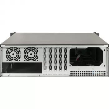Serverrack Inter-Tech 3U-K-340L zwart ATX 60mm-ventilator