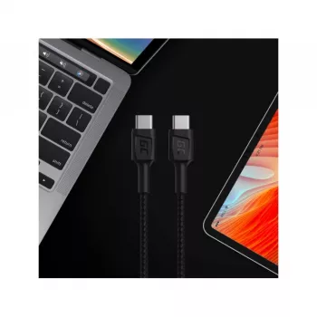 Green Cell KABGC30 USB-kabel USB 2.0 1.2 m USB-C zwart