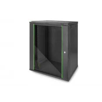 DIGITUS Dynamic Basic DN-19 16-U-EC-SW - kast - netwerkkast - geschikt voor wandmontage - RAL 9005 - 16U - 48,3 cm (19 inch)