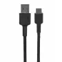 AUKEY CB-CD30 USB-A-naar-USB-C-kabel 0,9 m, nylon gevlochten, 60W PD, 3A, zwart