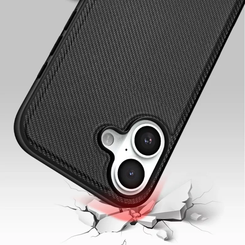 Hoesje Nevox StyleShell NYLO voor iPhone 17, 6,3 inch, zwart