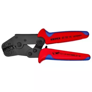 Knipex 97 52 14 crimptang on-geïsoleerd, open connectoren 0,10 tot 1,5 mm²