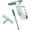Leifheit raamwisser Glass Cleaner Dry&Clean met handgreep en wisservor 51003