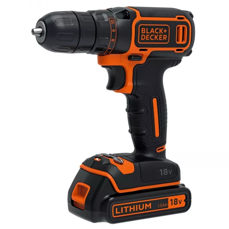 Black & Decker BDCDC18K-QW boormachine zwart, O