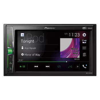 Car Media Receiver Pioneer DMH-A3300DAB zwart Bluetooth 2 DIN 50W