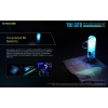 Nitecore TIKI GITD BLUE zaklamp, T-serie, 300 lumen