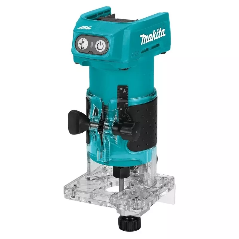 DRT52Z Makita 18V LXT accu-borstelloze bovenfrees 6 mm (1/4 inch) - basistoestel