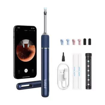 Visuele oorreiniger Bebird Note 5 blauw met 1080P HD-camera