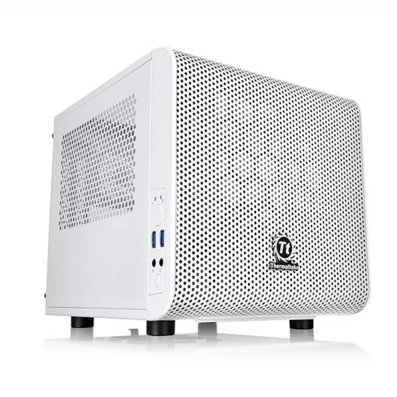 Thermaltake Core V1 Snow Edition cube wit