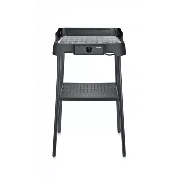 SEVERIN PG 8594 tafel-elektrogrill — 2000 W, rechthoekig rooster, zwart