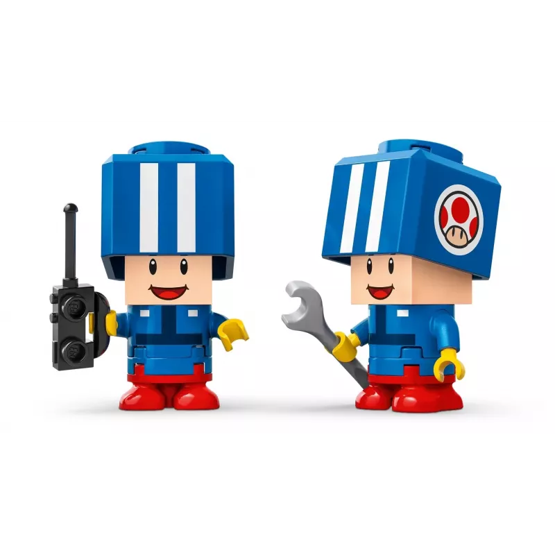 Constructiespeelgoed LEGO-set 72035 Super Mario Mario Kart Toads werkplaats, interactieve levels en figuren
