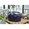 Gietijzeren cocotte Staub 4,25 L, 29 cm, blauw