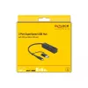 3-poorts USB 3.2 Gen 1-hub + SD- en microSD-kaartlezer met USB Type-C- of USB Type-A-aansluiting, USB-hub