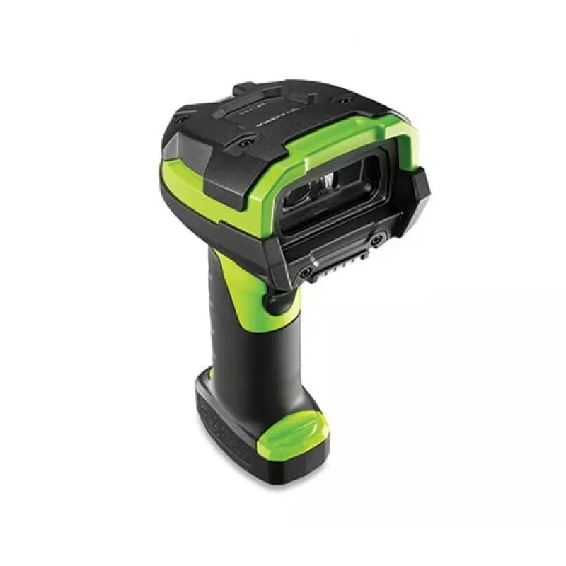 Zebra LI3608 handheld barcodescanner 1D zwart, groen