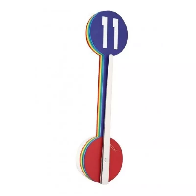 NeXtime klok 2995di Colour Guide, Ø 60 cm, wand, meerkleurig