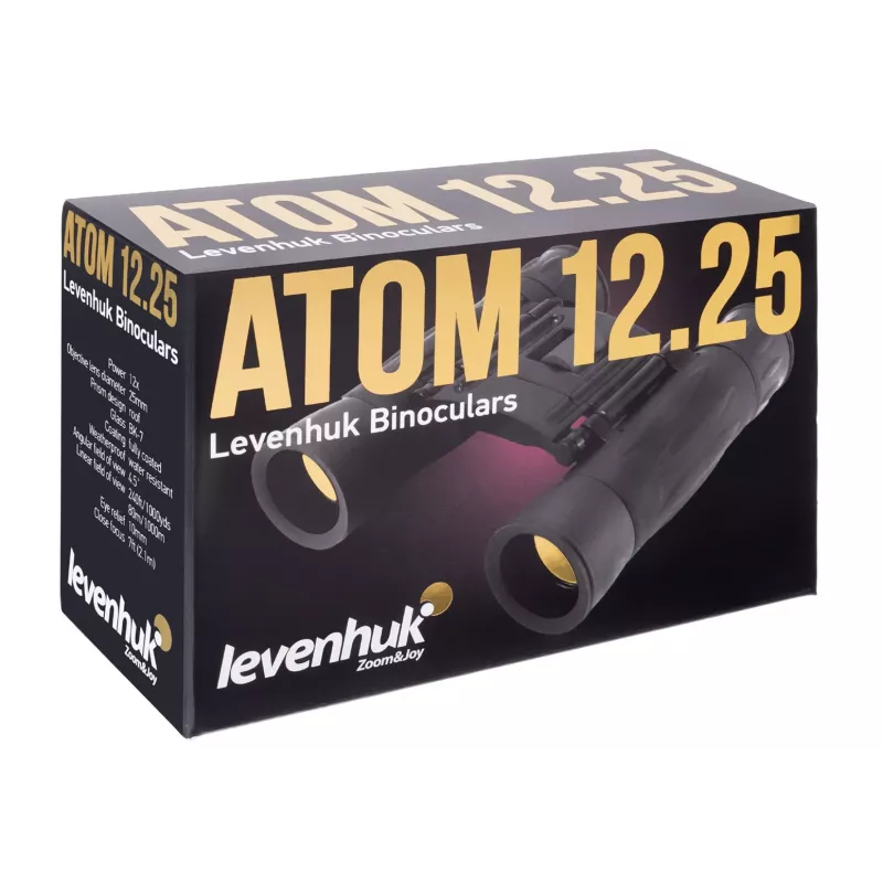 Levenhuk Atom 12x25 verrekijker dakprisma zwart