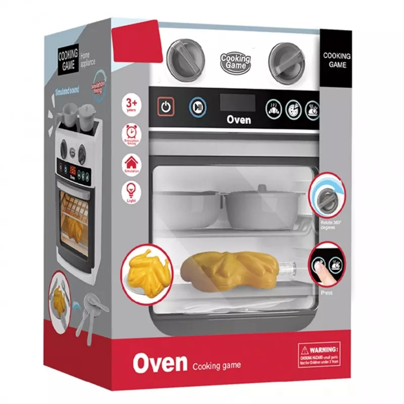 Speelkeuken met oven Madej 011191 – compact modern design, rollenspeelset voor kinderen