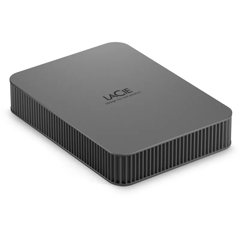 LaCie Mobile Drive Secure 5TB draagbare externe harde schijf 2,5 inch Mac & PC Space Grey datarecoverydienst (STLR5000400)