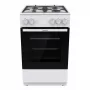 Vrijstaand gasfornuis met oven Gorenje GG5A10WFFM — 4-pits kookplaat, 70 l oven, geëmailleerd oppervlak, wit