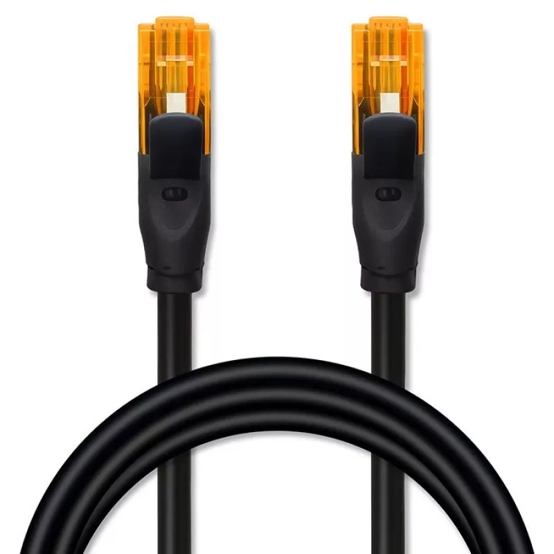 Ethernet-patchkabel QOLTEC CAT6, 2×RJ45, 20 m, zwart