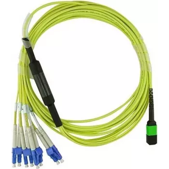 Glasvezelkabel BlueOptics MTP-4LC-S5M-BO 4x LC G.657.A1 5 m groen