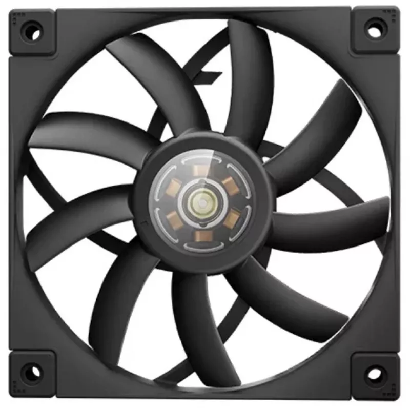 120-mm-PWM-slim behuizingsventilator DeepCool FT12 slim – zwart, low-profile-ontwerp, PWM-regeling