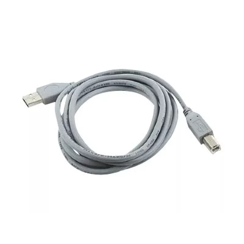 USB 2.0 A-stekker naar B-stekker kabel, 1,8 m, grijs