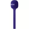 Microfoonhoes (paars) voor Rode Interview GO Lavalier-kit – accessoire popfilter/windkap