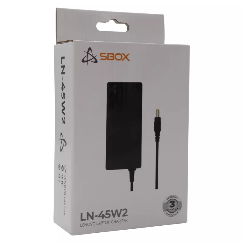 Sbox LN-45W2 voeding voor Lenovo notebooks, rond