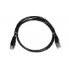 LAN-patchkabel Extralink Cat5e FTP 1 m, F/UTP afgeschermd, RJ-45 naar RJ-45, zwart