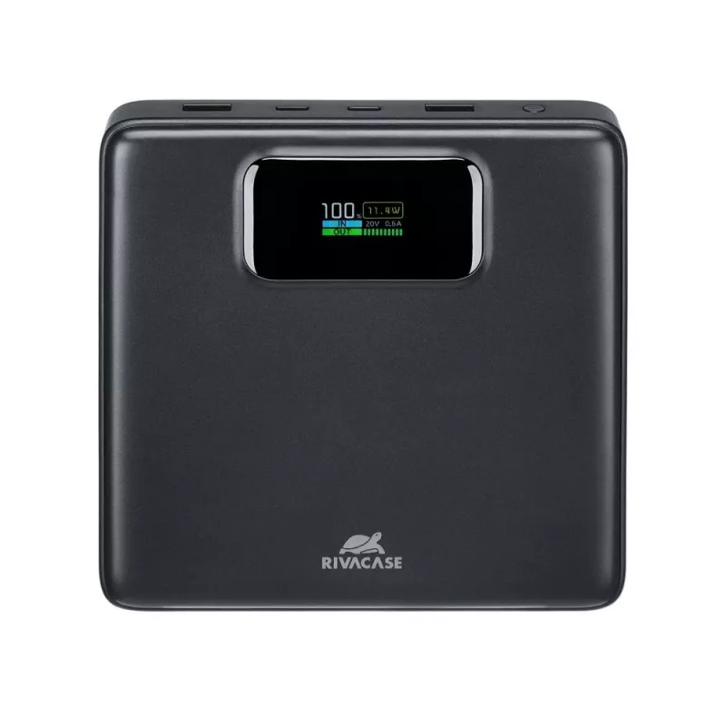 Powerbank Rivacase VA1091 — 25800 mAh, totale uitgangsvermogen 100 W, USB-aansluitingen