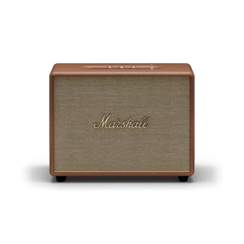 Draadloze luidspreker MARSHALL Woburn III bruin — multiroom, Bluetooth, Wi-Fi, analoge ingangen