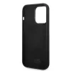 Karl Lagerfeld soft cover silicone RSG zwart voor Apple iPhone 14 Pro KLHCP14LSRSGRCK