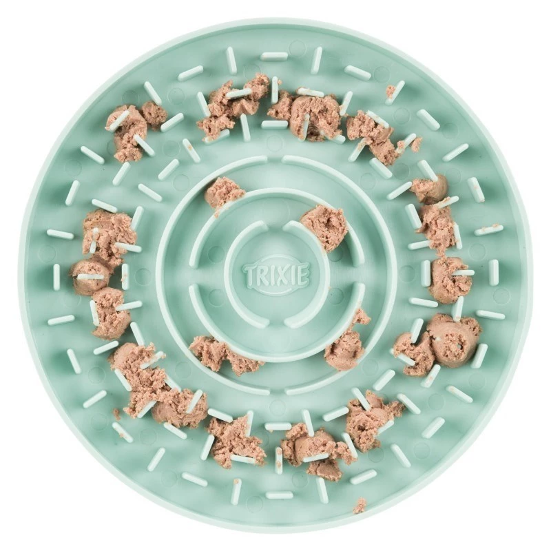 Likplaat Trixie Junior 15 cm — hondenlikbak, groen, 15 cm diameter, junior, 200 g