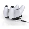 Oplaadstation SUBSONIC SA5608 voor PlayStation 5-controllers met twee snellaadplaatsen en LED-indicatoren