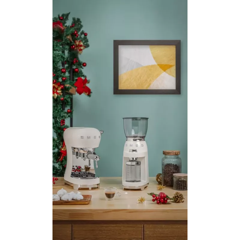 SMEG koffiemachine crème