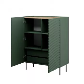 Rek cama meble ONDA ONDA 98×45×127 cm groen, staande wandkast