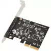 SilverStone SST-ECU07 PCIe 3.0 x4 USB 3.2 Gen 2x2 adapterkaart, 1x interne USB-C, low profile