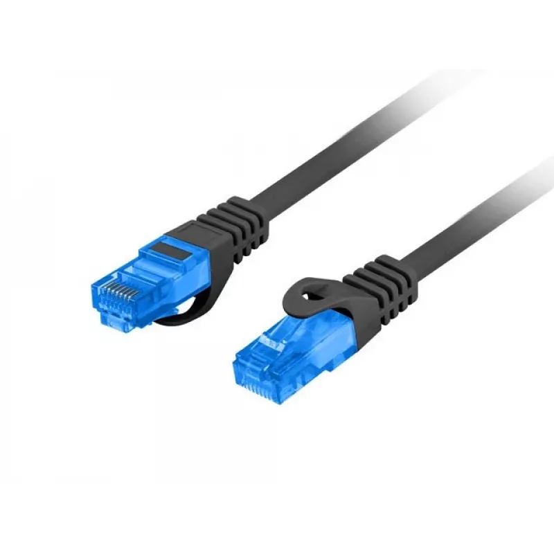 LANBERG Cat6a S/FTP RJ-45 netwerkkabel PCF6A-10CC-0500-BK, 5 m, LSZH, 26 AWG, CCA, zwart