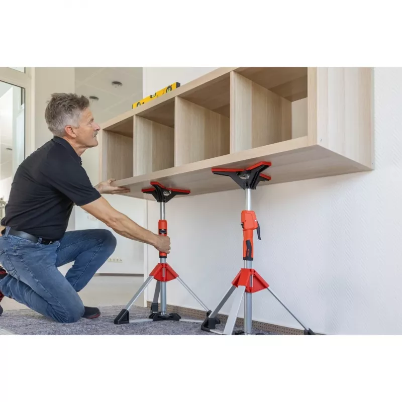 Plafond- en montagesteun Bessey STE90 verstelbaar 575–910 mm met pomphendel
