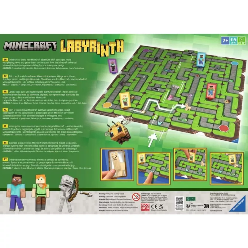 Minecraft Labyrinth, bordspel