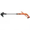 Black+Decker ST1823 accu-grastrimmer 18 V, 25 cm, 1,5 Ah Li-ion, telescopische steel, oranje/zwart