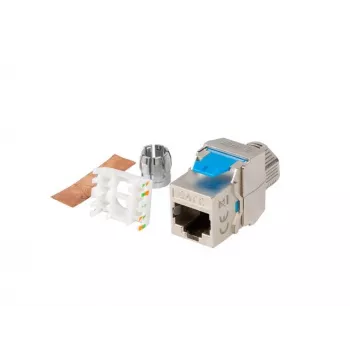Keystone-module Lanberg KSF8-4000 plat blauw zilver RJ-45